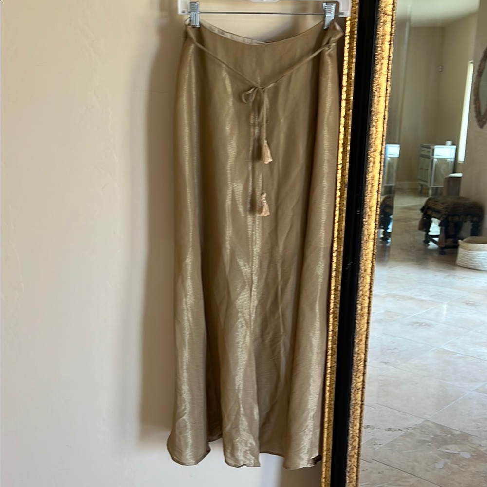 NWT GianFranco Ferre StudioTan Maxi Skirt